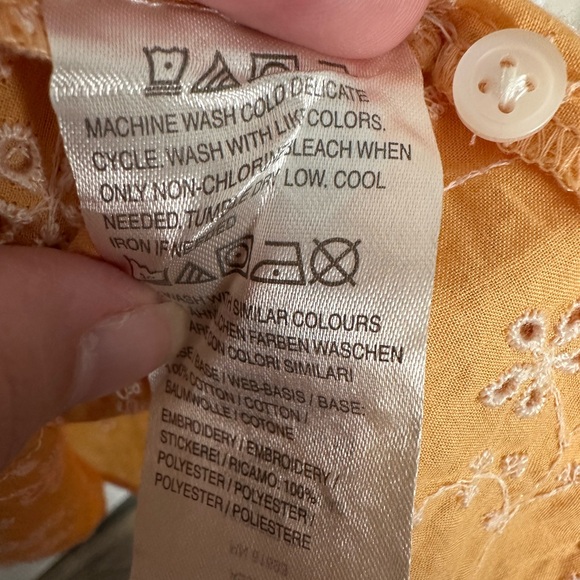 Candace Cameron Bure Regular Button-Front Eyelet Shirt 3X - Picture 7 of 8